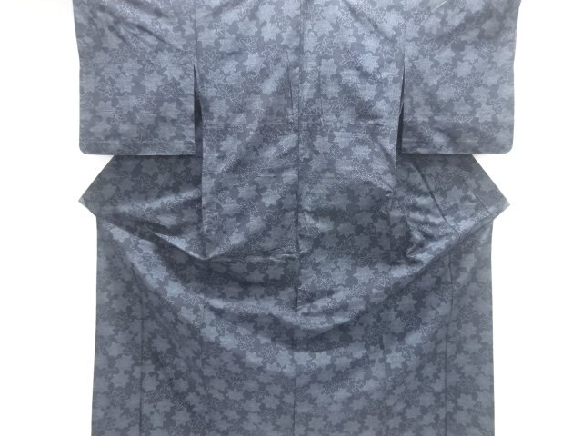 JAPANESE KIMONO / HITOE / TOKAMACHI TSUMUGI / WOVEN MAPLE